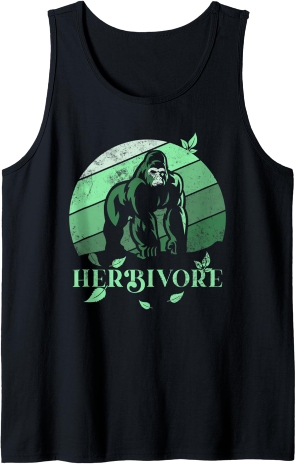 Vegan Workout in Vegan Gym for Herbivore Tank Top - Image 2